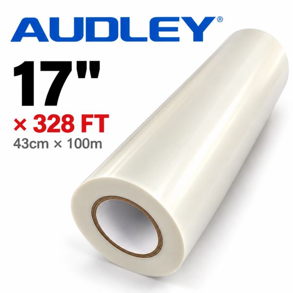 Audley 17" x 328 ft Double-Sided Hot Peel DTF Film