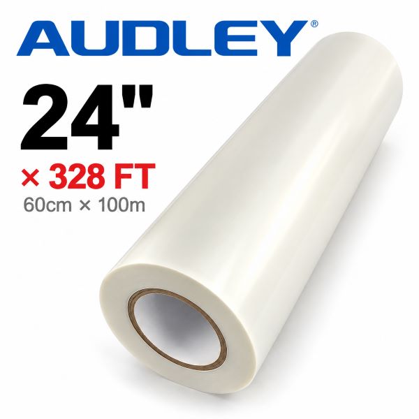 Audley 24" x 328FT DTF Film – Hot Peel Double-Sided Transfer Film