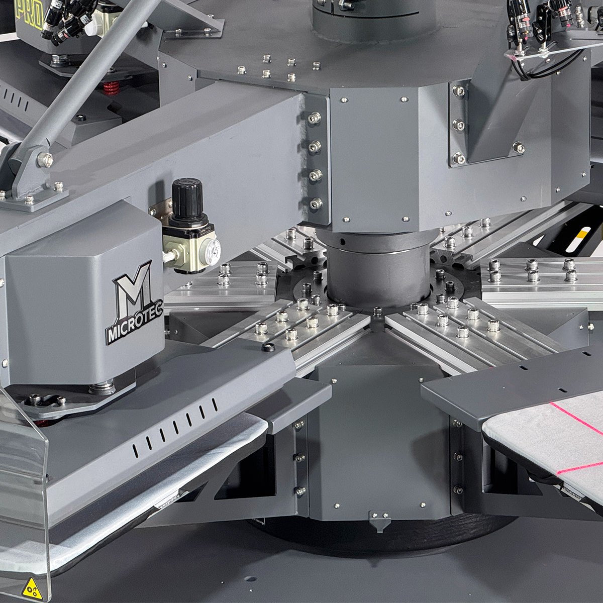 APEX X6 - 6 Station 16” x 20” Fully Automatic Rotary Heat Press - No Preheat
