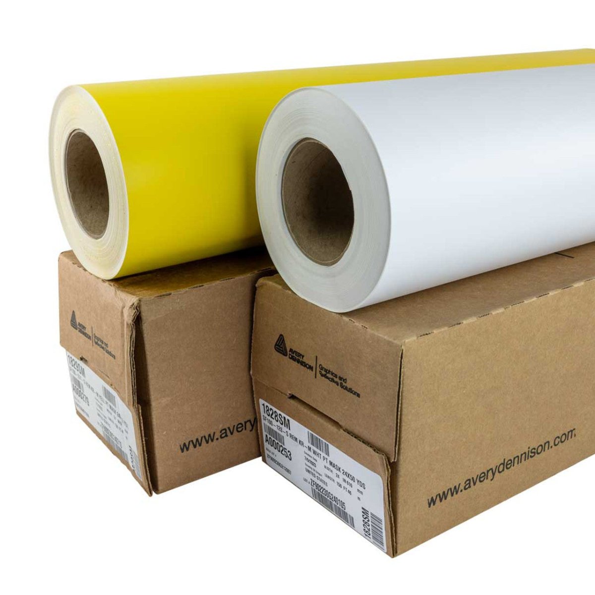 Avery 100 Specialty Films - Paint Mask - 235 Yellow Hi Bake Paint Mask - McLogan Supply