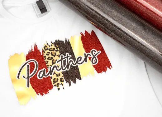 CAD - CUT Glitter Flake Heat Transfer Vinyl 12" - McLogan Supply