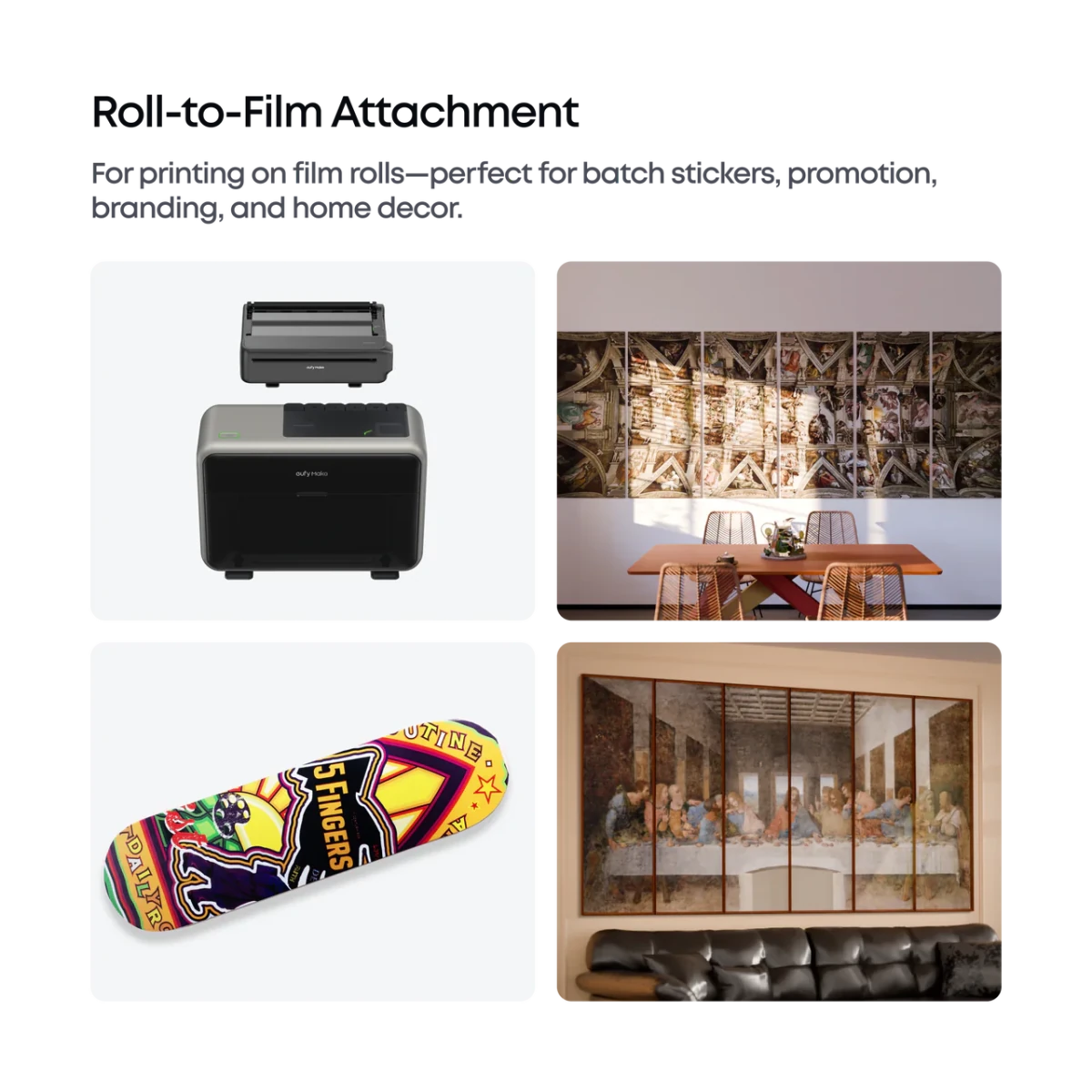 EufyMake UV Printer E1 + Roll to Film Bundle - McLogan Supply
