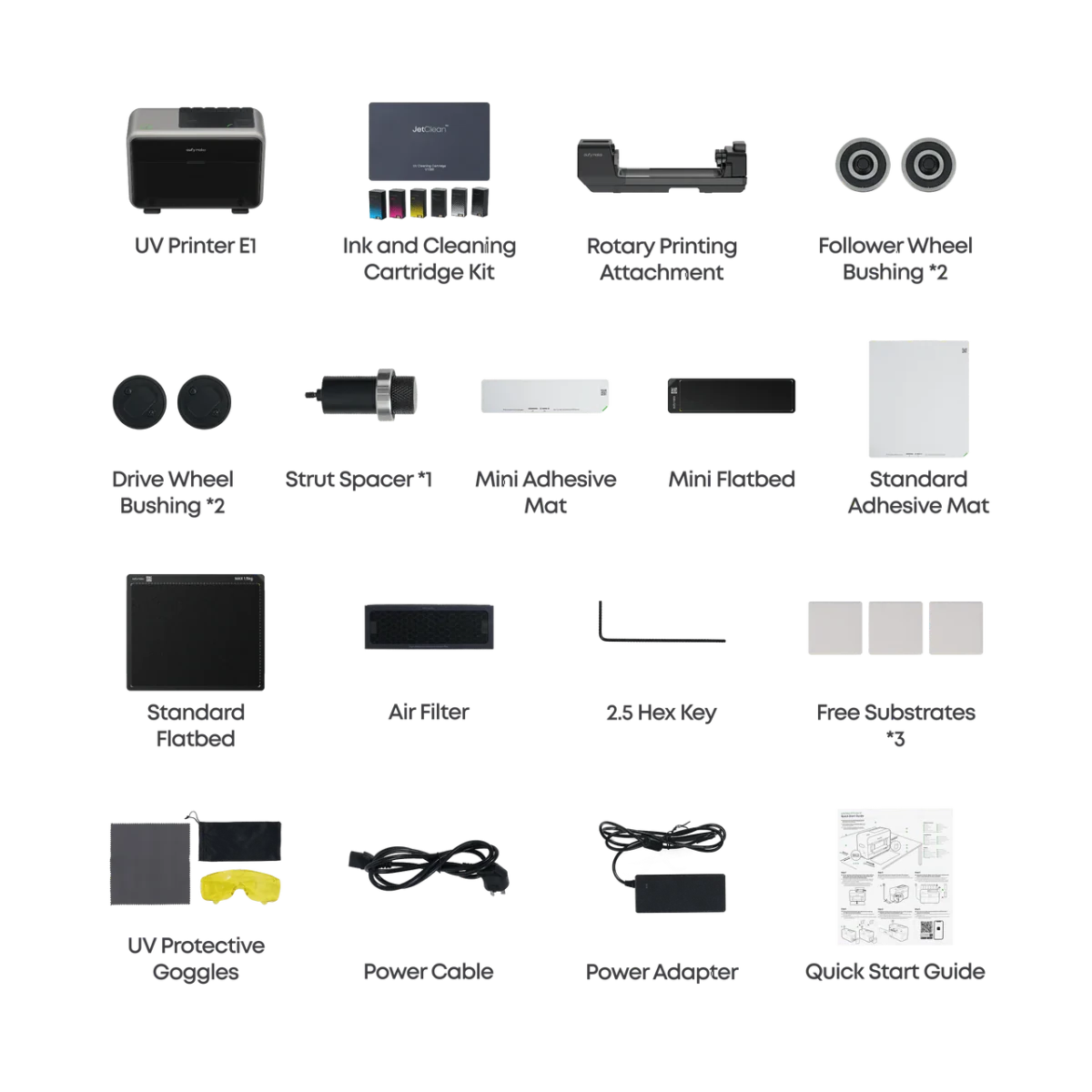 EufyMake UV Printer E1 + Rotary Bundle - McLogan Supply