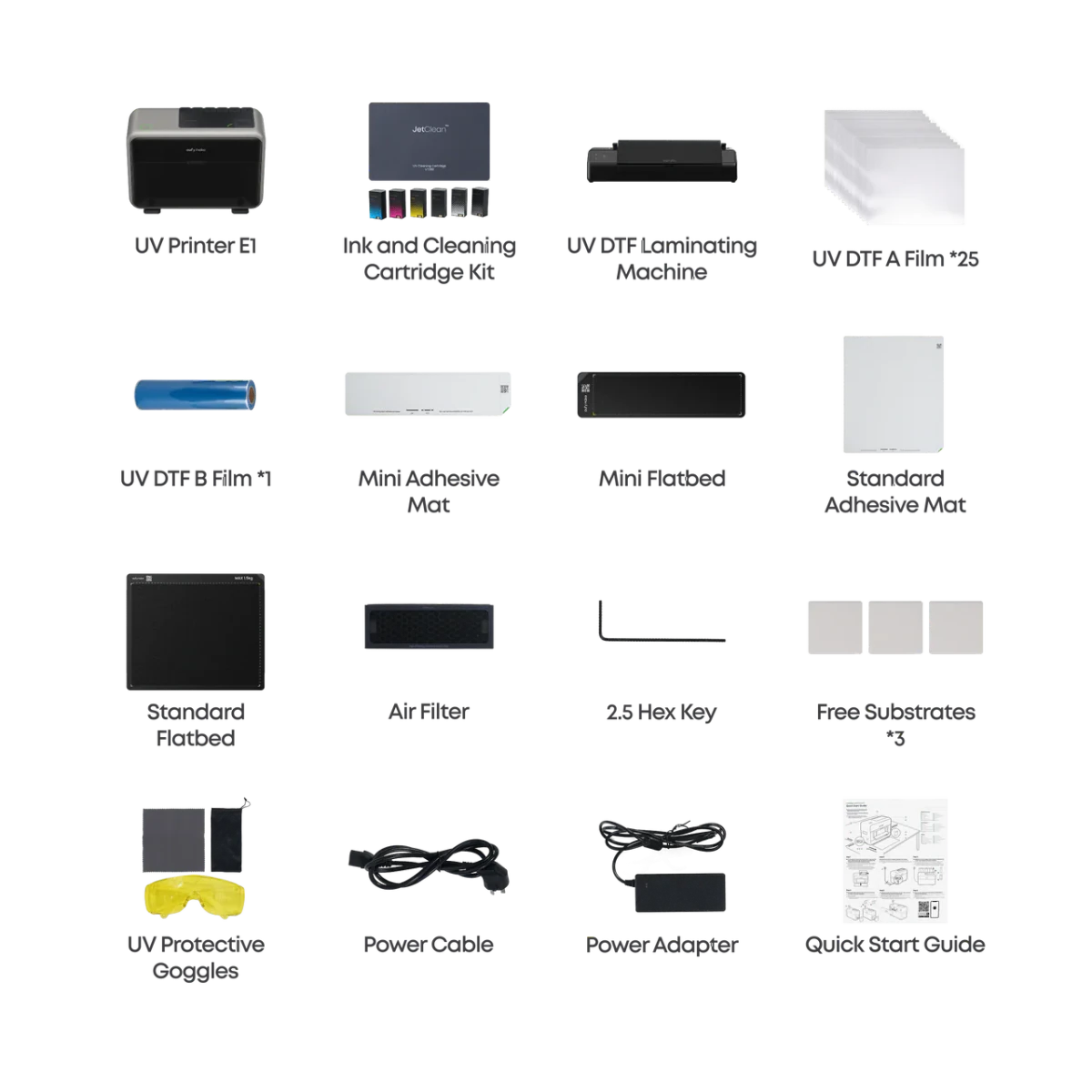 EufyMake UV Printer E1 + UV DTF Laminator Bundle - McLogan Supply