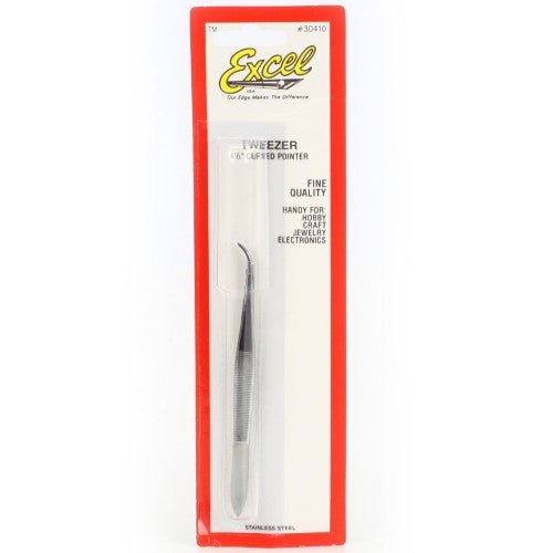 Excel Curved Point Tweezers - McLogan Supply