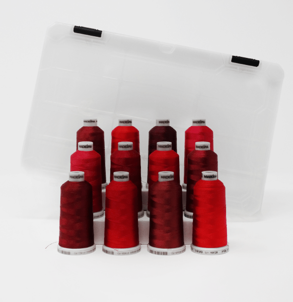 Madeira Polyneon 919 - 12 SGR SHADE RED Kit - McLogan Supply
