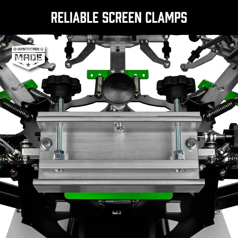 Riley Hopkins 250+ Screen Printing Press with XY Micro Registration - McLogan Supply