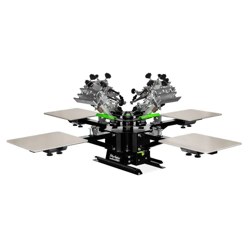 Riley Hopkins 250+ Screen Printing Press with XY Micro Registration - McLogan Supply