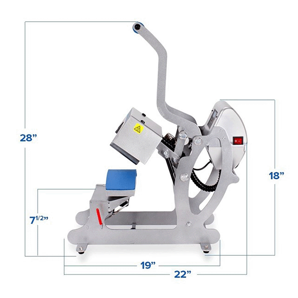 Stahls Hotronix STX Auto Clam Cap Heat Press - McLogan Supply